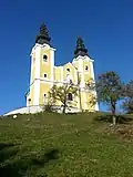 Heiligkreuz-Kirche auf dem Berg Gora Oljka
