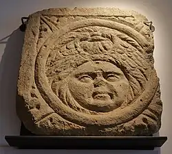 Reliefplatte Gorgo Medusa, Übergang 2. bis 3. Jh.