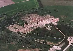 Gorsium-Tác, Luftaufnahme