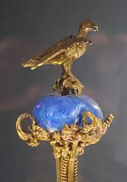 Detail: Spitze des Deckels