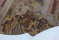 Ankündigung der Geburt Mariens an Anna und Joachim