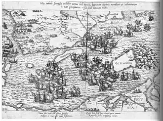 Der Verlust der Flotte im Sturm vor Gotland (1566) beendete Dänemarks Offensivkraft.
