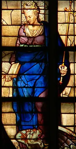 Fenster 23 Detail: Margareta von Antiochia, 1562