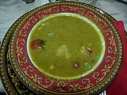 Grüne Bohnencremesuppe