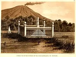 Grab des Molukkenforschers Bernstein auf Ternate