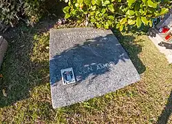 Das Grab von Kurt Hoffmann in Ronco sopra Ascona