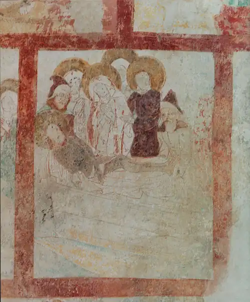 Bildfeld „Die Grablegung“