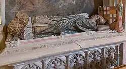 Ruhestätte des Bischofs W. von Falkenstein