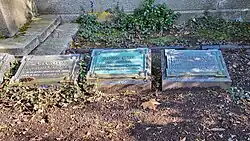 Grabplatten der Familie Gail-Mahla auf dem Alten Friedhof in Gießen