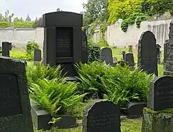 Grabstätte der Eltern von Richard Cohn auf dem Alten Israelitischen Friedhof in Leipzig