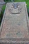Grabstein der Freifrau von der Leithen, Sophie geb. Schulz (* 4. April 1815, † 31. Dezember 1894)