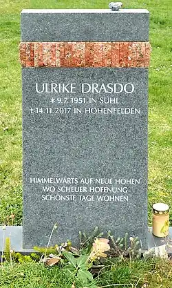 Grabstein von Ulrike Drasdo