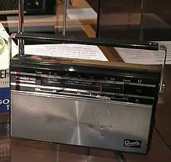 Kofferradio Graetz „Pagino netzautomatic“, Baujahr 1969