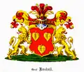 gräfliches Wappen des Geschlechts von Koskull (1803)
