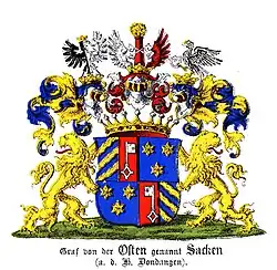 Gräfliches Wappen Osten-Sacken