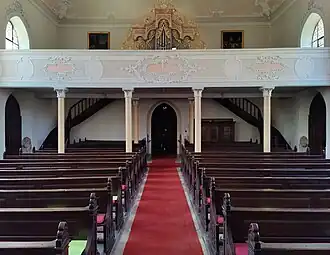 Innenraum, Blick zur Orgel