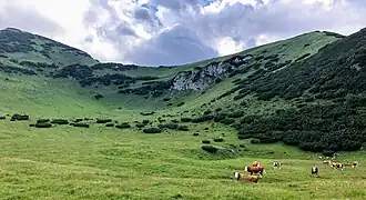 Gramaijoch (links) von der Faulen Eng