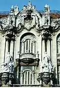 Detail der Fassade