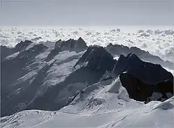 Blick vom Gran Paradiso Richtung Poebene