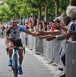 Gautier beim Grand Départ der Tour de France 2017 in Düsseldorf