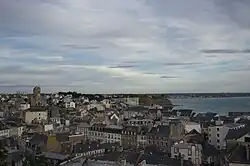 Blick von der Haute Ville (Oberstadt) auf die Unterstadt