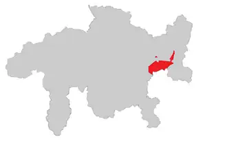 Lage im Kanton Graubünden