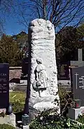 Grabmal von Andreas Doujak am Hietzinger Friedhof