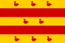 Flagge des Ortes Grave