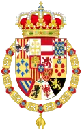 Wappen von Alfons XIII. von Spanien. (1931 variante)