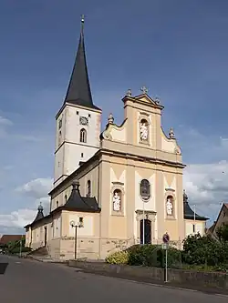 Die Kirche in Grettstadt