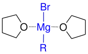 Grignard-Verbindung in Lösungsmittel (Tetrahydrofuran)
