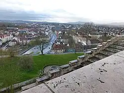 Blick von der Terrasse über Kassel