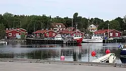 Fischereihafen in Grisslehamn