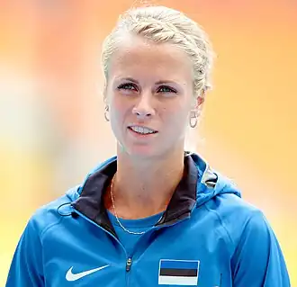 Grit Šadeiko – Rang&nbsp;achtzehn