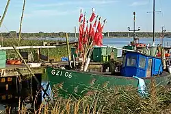 Fischerboot im Hafen