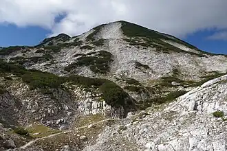 Nordseite des Großen Höllkogels im Winter