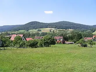 Kleiner Nickus (links) und Großer Nickus (rechts), gesehen von Oberzell