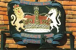 Wirtshausschild Crown Inn