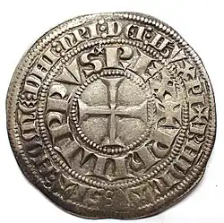 Gros tournois von Philipp IV. (Frankreich), Revers