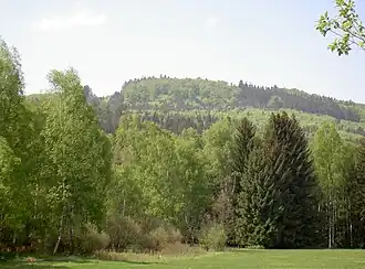 Velká skála - Großer Fels von Südosten aus