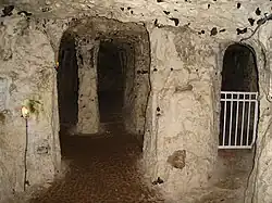 Die Kapelle im Grottensystem