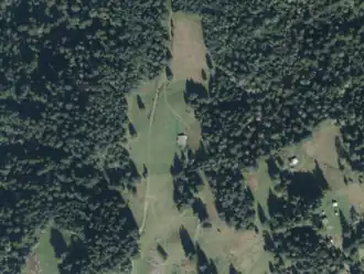 Grußberg-Heimalm aus der Vogelperspektive