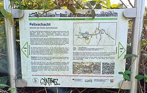 Infotafel Felixschacht