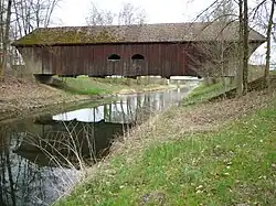 Grubenmann-Brücke über die Glatt, Baujahr 1767