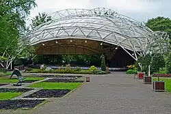 Musikpavillon und Musikgarten