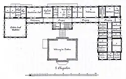 Grundriss 1. Obergeschoss nach Um- und Ausbau 1909/10