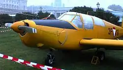 Ein Saab Safir Schulungsflugzeug