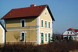 Ehemaliges Bahnhofsgebäude in Güssing