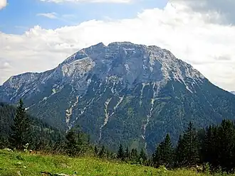 Nordseite des Guffert vom Blaubergkamm aus gesehen