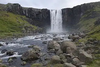 Gufufoss, an der Straße zwischen Egilsstaðir und Seyðisfjörður